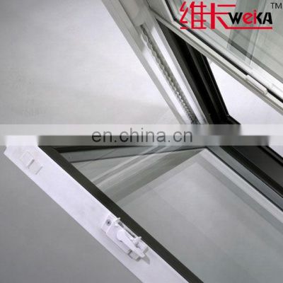 WEIKA UPVC swing impact window vinyl soundproof windows energy efficient casement window