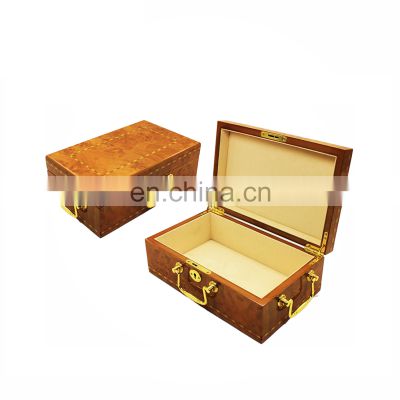 Spanish Wood Cigar Humidors 50-80 Cigar Humidor Humidifier Pack