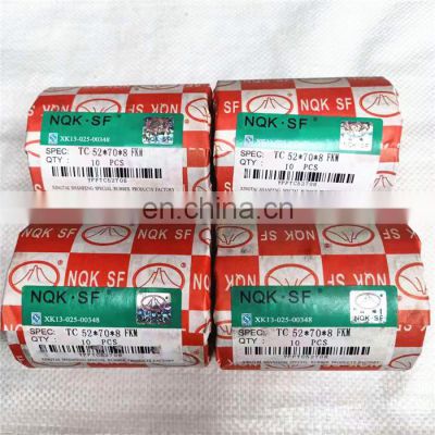 52*70*8mm TC Fluorine rubber seal high temperature Oil seal 52*70*8mm