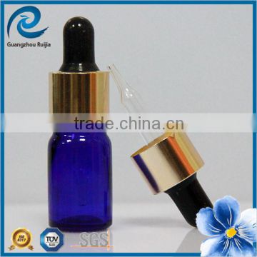Gold supplier cosmetic screw glass vial with glass dropper from China