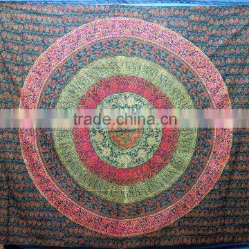 bedspread hippie cotton wall hanging boho mandala tapestry ethnic throw