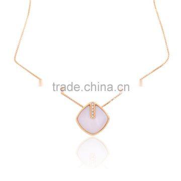 Necklaces, with natural stone, GOLD PLATED