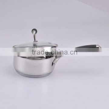 KT-349 1QT Sainless steel saucepan with lid / stainless steel cookware