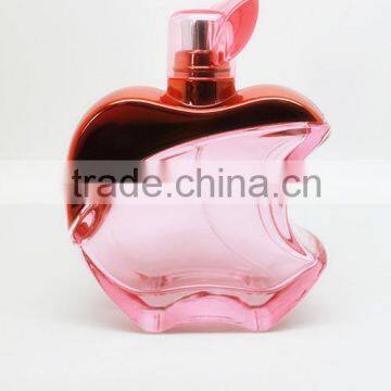 100ml high quality apple shape empty glass perfume bottle for sales                        
                                                Quality Choice