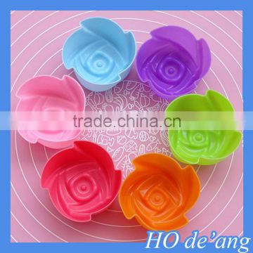 Hogift 7cm Rose Flower Jelly Pudding Mold/Silicone Cake Mold
