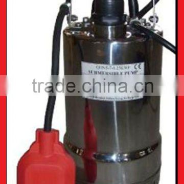 stainless steel casing Submersible pond pump 1/3hp dual phase