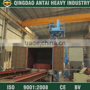 Qingdao rotary table shot/sand blasting machine Q76 series