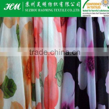 Rainbow chiffon fabric