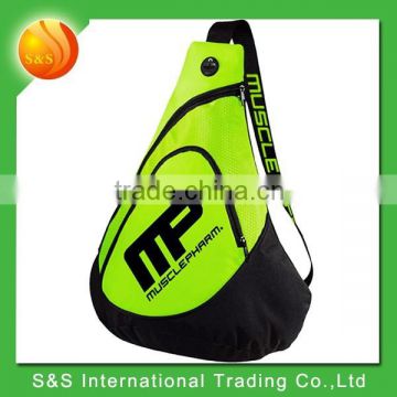 bright color sports one shoulder strap sling backpack