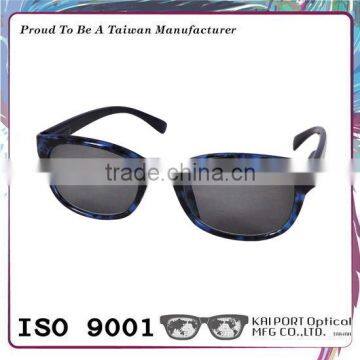 Demi pattern and silver decoration shiny coating reading sunglasses