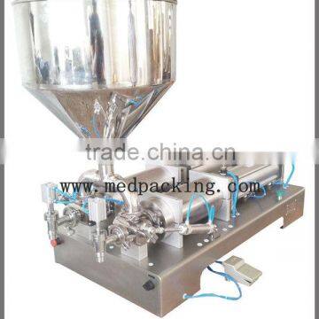 50-500ml Double Heads Pneumatic Shampoo Cream Honey Filling Machine