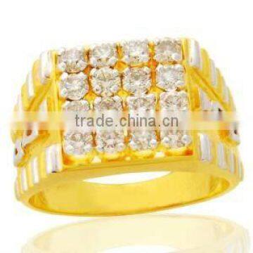 Gents Gold Diamond Rings