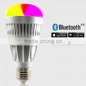 Music Alarm Group 10W Bluetooth LED Bulb,Bluetooth RGB LED Bulb,Bluetooth Smart LED Light Bulb