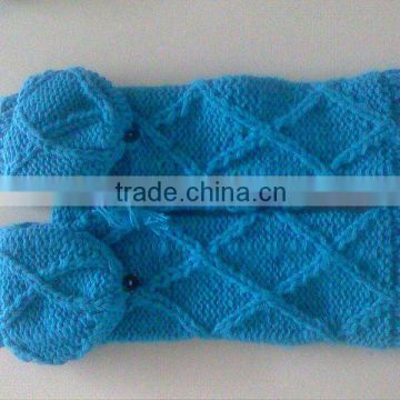 Fashion Handmade Knitting Women's Long Fingerless Gloves