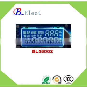 1pcs lcd digital counter display,bill counter lcd display white on blue