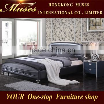 2015 Modern fashion boutique leather bed SY10059