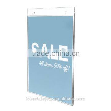 elegant clear custom wall mount acrylic sign holder manufacturer