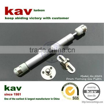 kav brand down turning hydraulic gas piston for wall cabinet