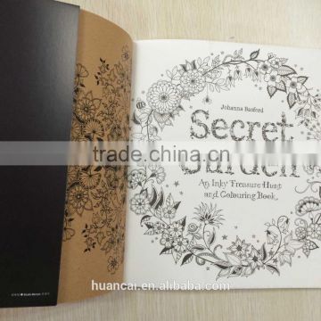 Factory directly selling cheap coloring book/secret garden printing book reduce pressure