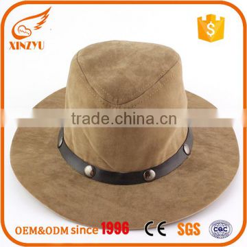 Promotional mens western cowboy hats brown mexican cowboy hats