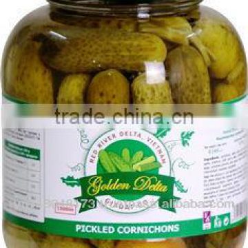 Pickled cucumber 3-6cm 1500ml