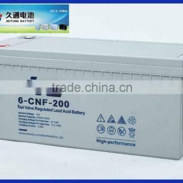 JTE 12V200AH storage battery for UPS