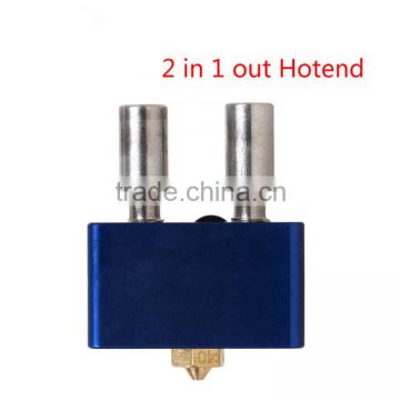 E3D Cyclops 2 In 1 Out Hotend Kit 3D Filament Extruder Machine Heating Block Nozzle