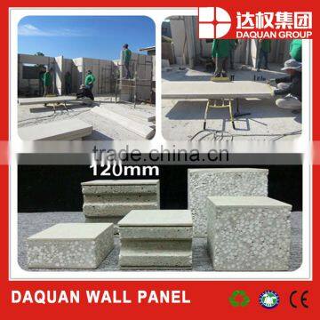 2270x610x50mm eps cement sandwich wall panel/ eps sandwich wall panel/ lightweight wall panel