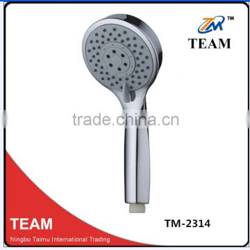 TM-2314 bathroom shower accessory 3 function spa shower plastic chrome rain shower head