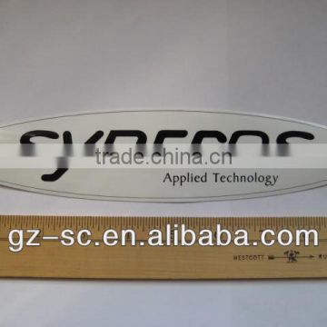Custom printing White pvc label sticker