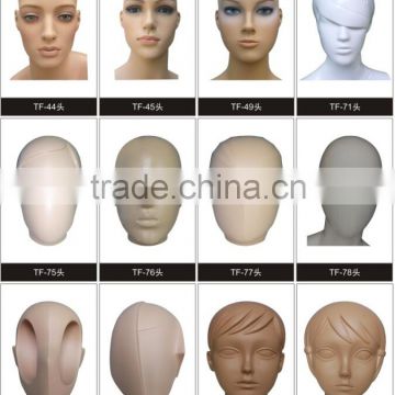 Wholesale hat and caps display custom glossy modern mannequin head