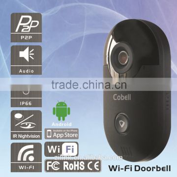 IP Camera Wi-Fi Video Doorphone with Two-way Intercom Support Free app and Android IOS System
