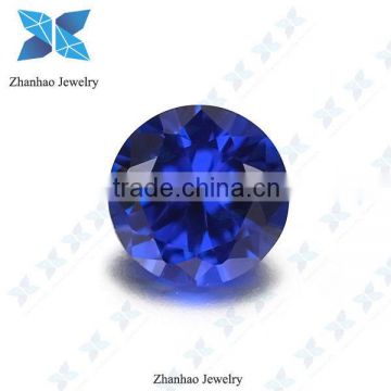 jewelry making stone loose round spinel/ 113# blue gems
