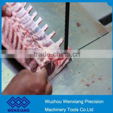 China hardened teeth band saw blade for frozen meat and bone working