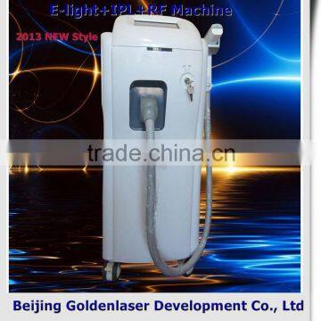 2013 New design E-light+IPL+RF machine tattooing Beauty machine cavitation and rf bella model