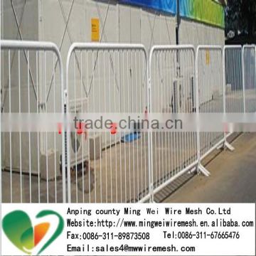 Crowd walkway fence galvanized temporary crowd barriers fence