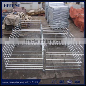China made sheep fence panel with high quality carbon steel 2.1x1.8m 42mm od pipe 6 bars style sheep fence