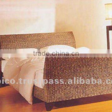 Double Beds / water hyacinth bedroom furniture 2012