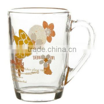 decal printing glass coffee mug