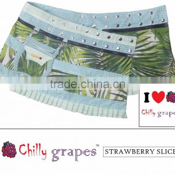 Strawberry Slice Chilly Grapes Beautiful Wrap Skirt One Size Fits All