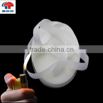 Black and white flame-retardant hook and loop for aerospace