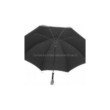 Black Coating Straight Sun Umbrella