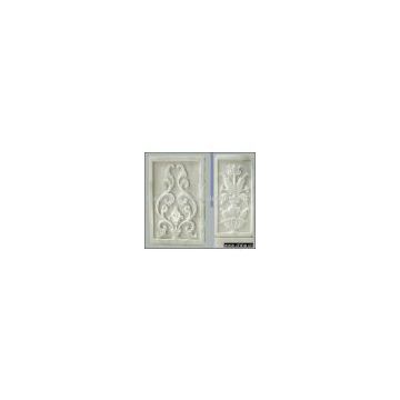 Indian White Marble Carved Plaque (262)