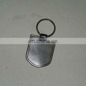 Promotional Leather Keychain With A Key Ring