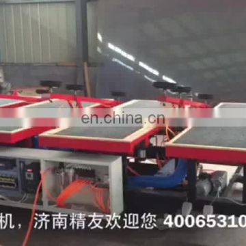 Three Arms Glass Loading and Cutting Table with Loading Glass Sheet