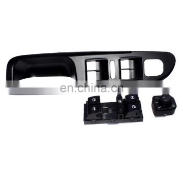 Free Shipping! For VW PASSAT B6 2005-10 Master Window Control Switch Trim + Buttons 1K4959857B
