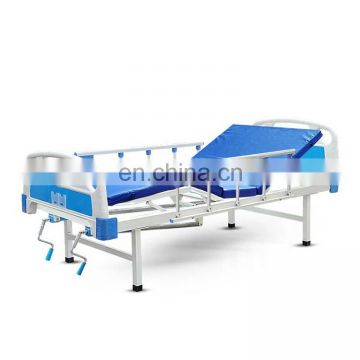Factory spot wholesale household single swing hospital bed hand thickened function bed belt wheel single swing hospital bed