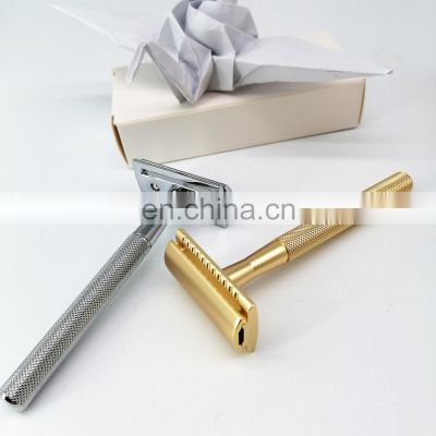 Fashion stainless steel shaver double edge blade mens shaving safety razor