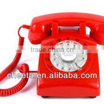 most popular red rotary phones for European