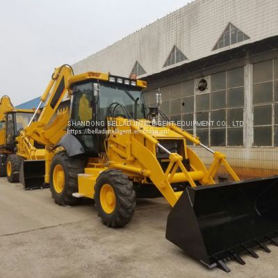 2022 NEW Hot selling   China Brand Lowest Price Wheel Type Backhoe Loader For Sale